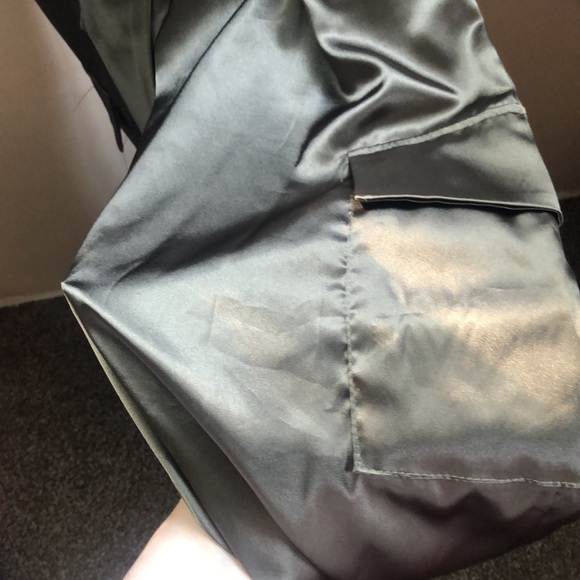 Paper Bag Waist Wide Leg Trousers - Picture 3 of 3